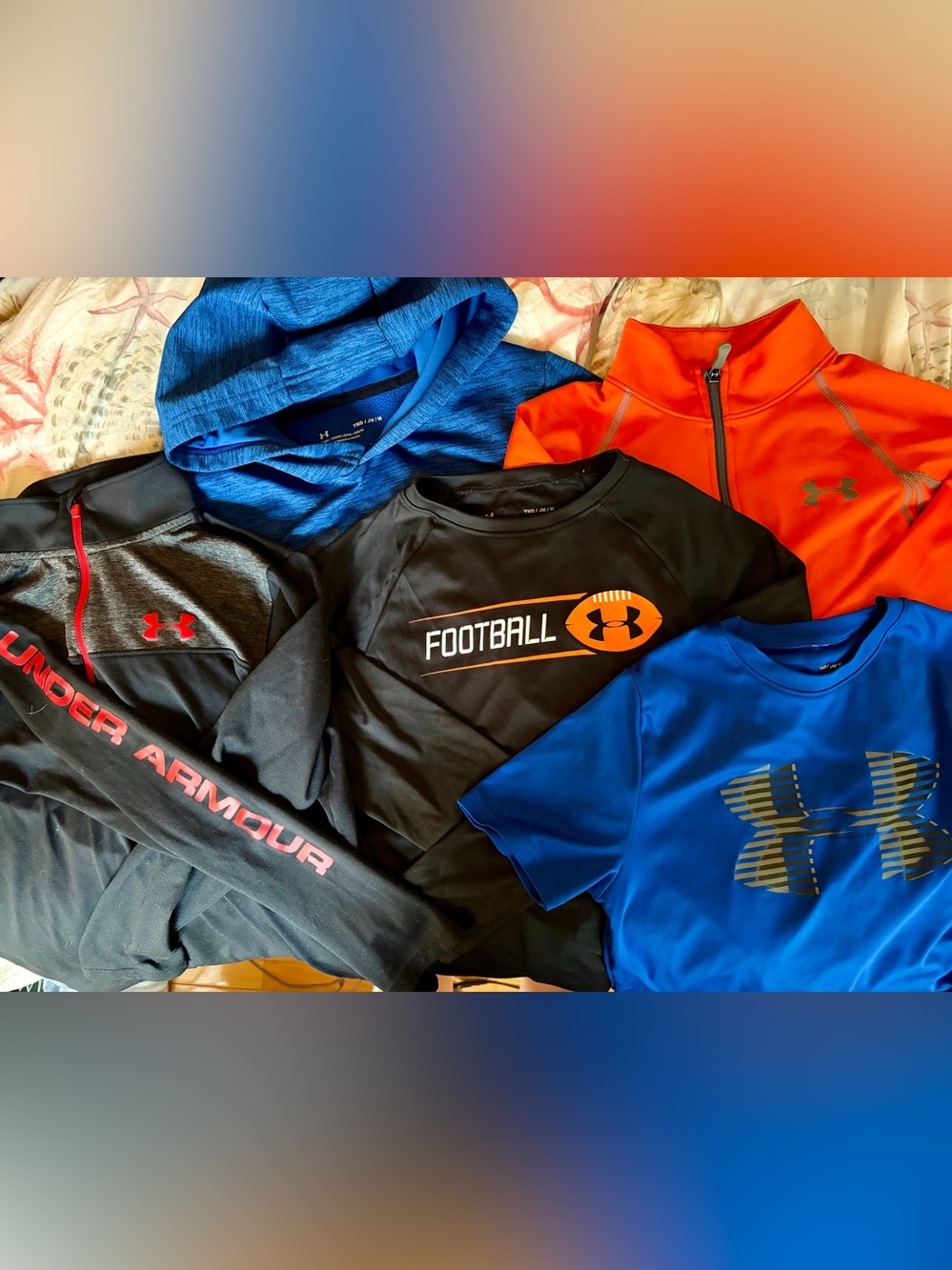 Back to School 5pc Under  Armour Lot, Bots Medium